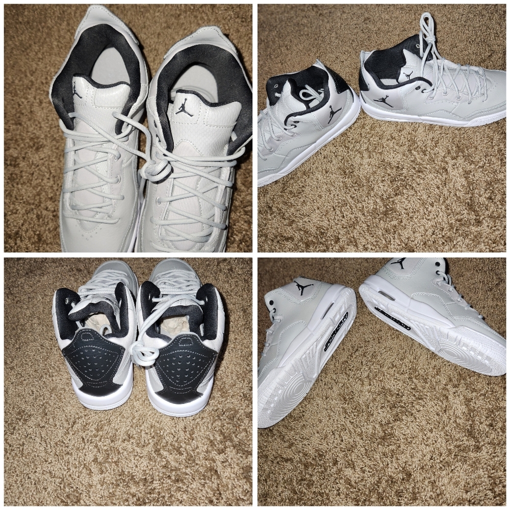 New Jordan Courtside 23 Gradeschool Gray Fog Size 7Y